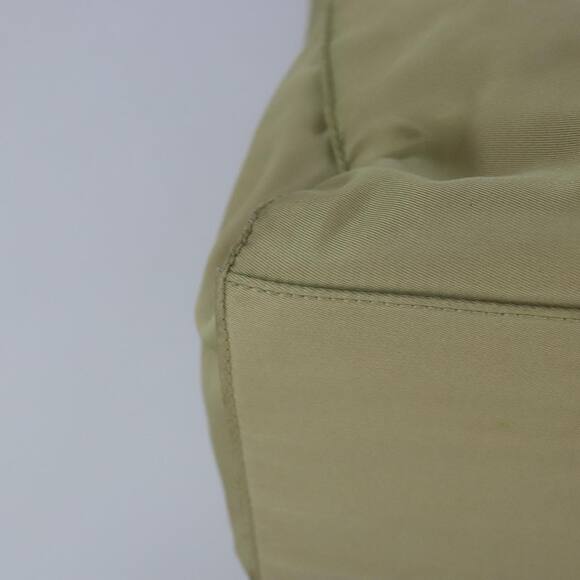 PRADA Tote Bag Nylon Plastic Beige Silver - Picture 16 of 16